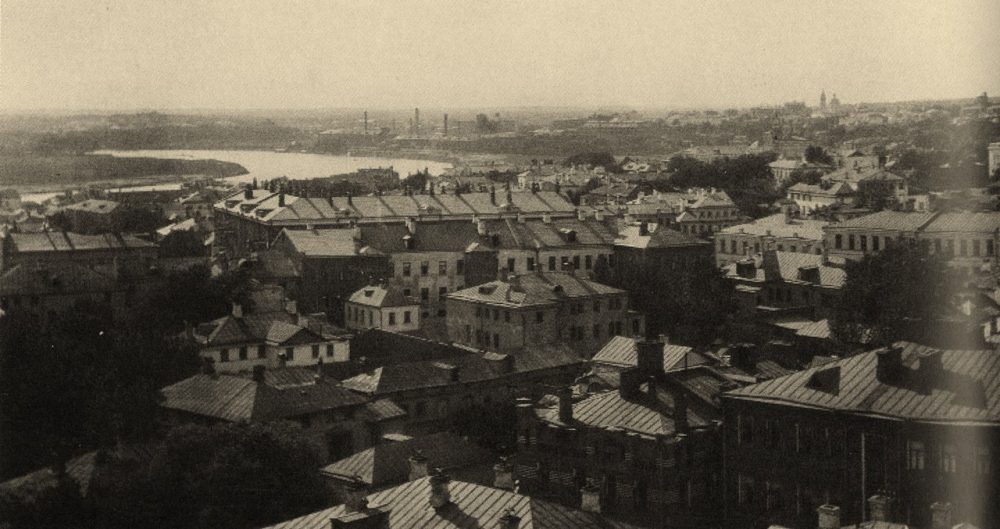 189. Вид от Спасо-Песковской площадки на Трехгорку. 1908-1910